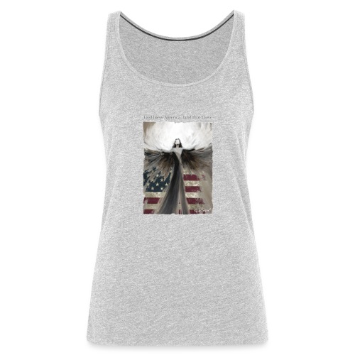 God bless America_design5 - Women's Premium Tank Top