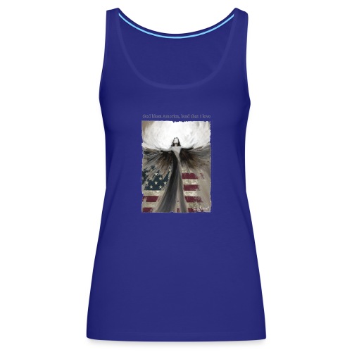 God bless America_design5 - Women's Premium Tank Top
