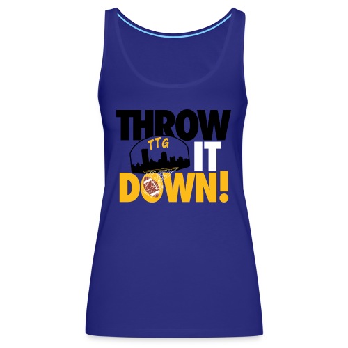 Throw it Down! (Turnover Dunk) - Women's Premium Tank Top
