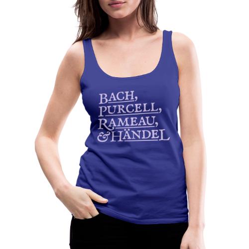 Fab Four of Early Music - Women's Premium Tank Top