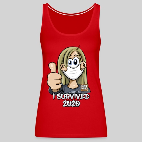 I Survived 2020 - Women's Premium Tank Top