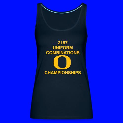 2187 UNIFORM COMBINATIONS O CHAMPIONSHIPS - Women's Premium Tank Top