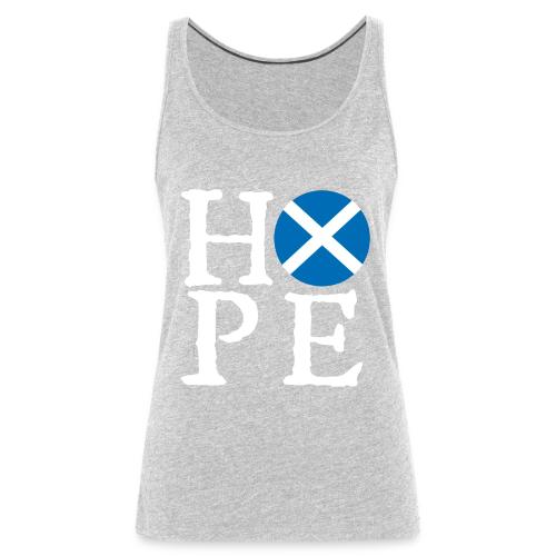 Light HOPE St A Cross - Women's Premium Tank Top