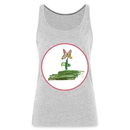 Flower and grass. - Women's Premium Tank Top