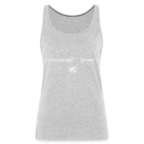 knowledge is the key - Women's Premium Tank Top