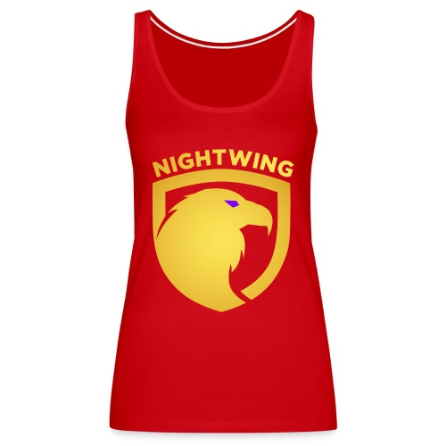 Nightwing Gold Crest - Women's Premium Tank Top