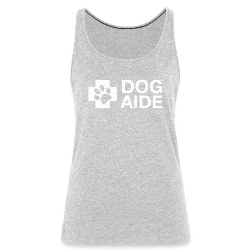 DA Logo White - Women's Premium Tank Top