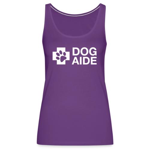 DA Logo White - Women's Premium Tank Top