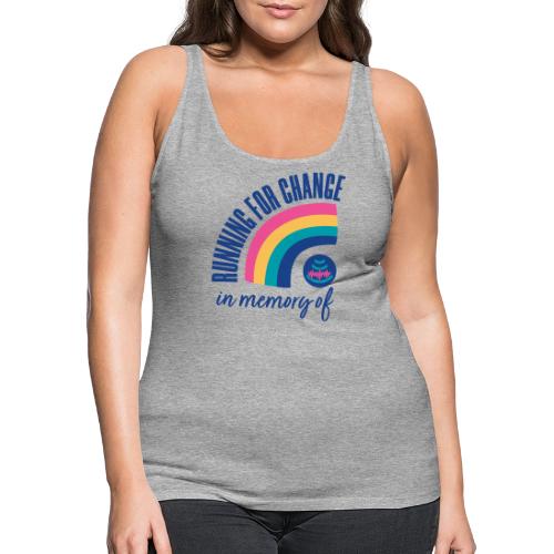 Running for change in memory of... - Women's Premium Tank Top