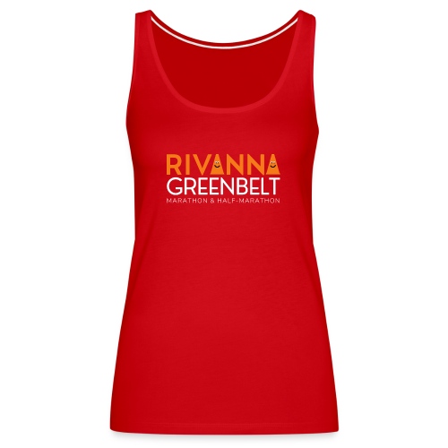 RIVANNA GREENBELT (white text) - Women's Premium Tank Top