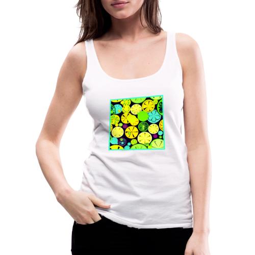 Colorful Fruity Vibrance Pattern - Women's Premium Tank Top