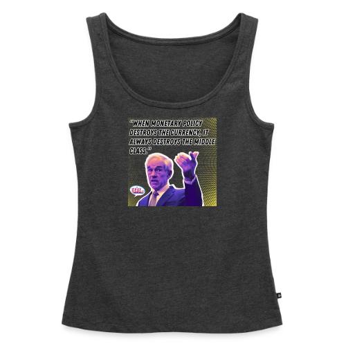 Ron Paul: Monetary Policy - Women's Premium Tank Top