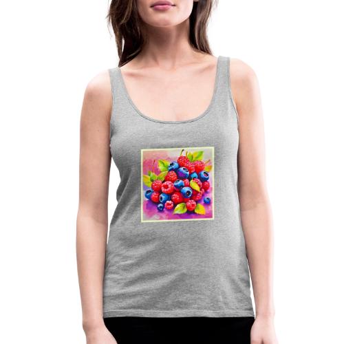 Colorful Berry Feast - Women's Premium Tank Top