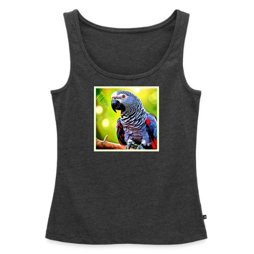 Talking African Grey Parrot - Women's Premium Tank Top