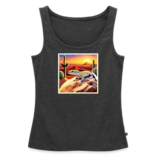 Beautiful Desert leopard Gecko Design - Women's Premium Tank Top