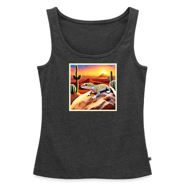 Beautiful Desert leopard Gecko Design