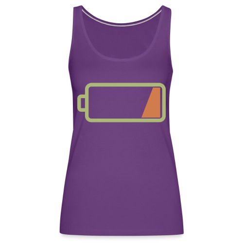 Silicon Valley - Low Battery - Women's Premium Tank Top