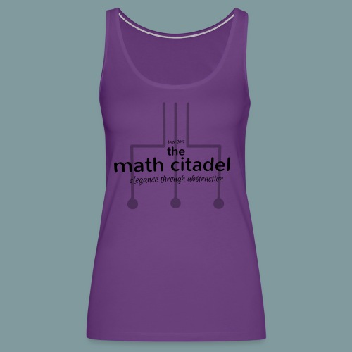 Abstract Math Citadel - Women's Premium Tank Top