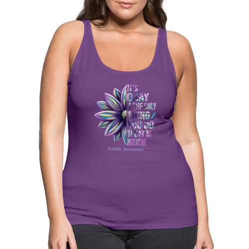 Wellness Collection - All You Do Today is Breathe - Women's Premium Tank Top