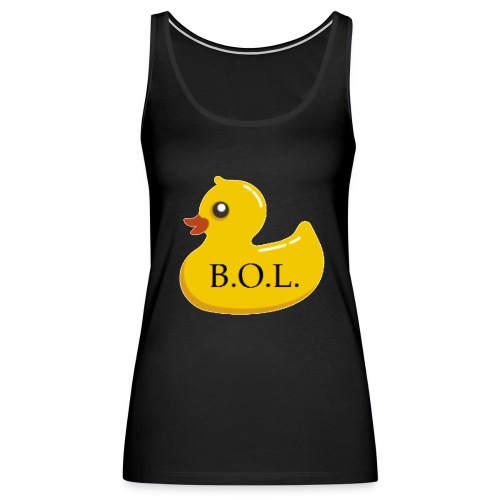 Official B.O.L. Ducky Duck Logo - Women's Premium Tank Top