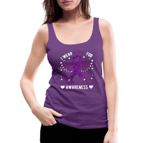 Wellness Collection - Wear Purple for Chronic Pain - Women's Premium Tank Top