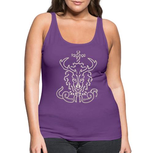 CHRISTmas Stag Light - Women's Premium Tank Top