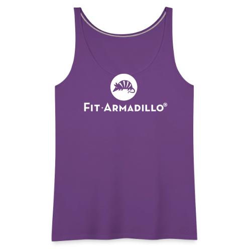 white logo TM shirt png - Women's Premium Tank Top