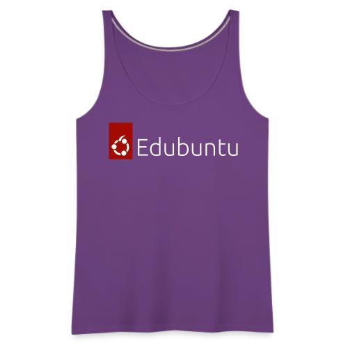 Edubuntu Logo 2023 - White - Women's Premium Tank Top