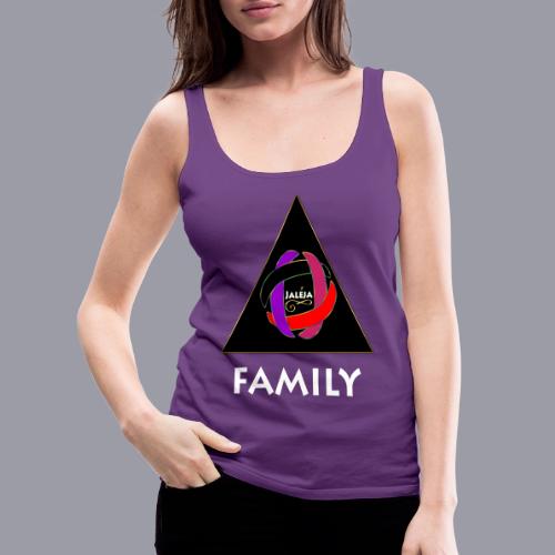 FAMILY - WHITE PRINT - Women's Premium Tank Top