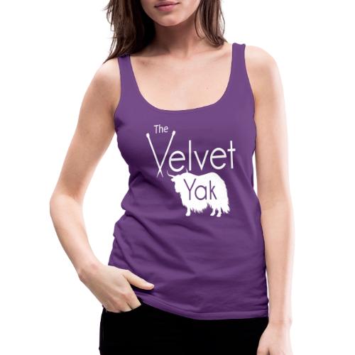The Velvet Yak - White - Women's Premium Tank Top