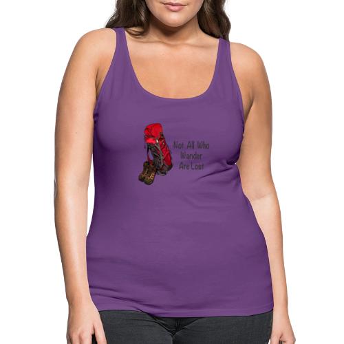 Wandering Soul - Dark Lettering - Women's Premium Tank Top