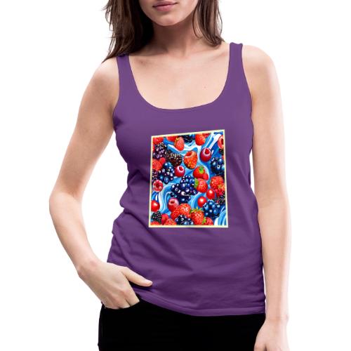 Berrylicious Blue Dream - Women's Premium Tank Top