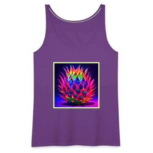 Electric Neon Dragon Fruit - Women's Premium Tank Top