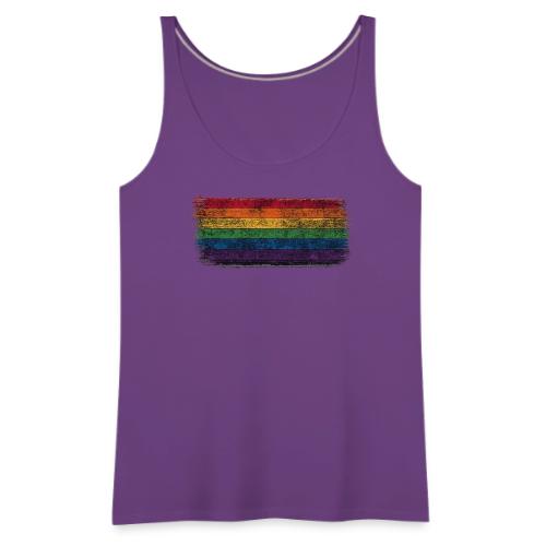 Rough Rainbow - Women's Premium Tank Top