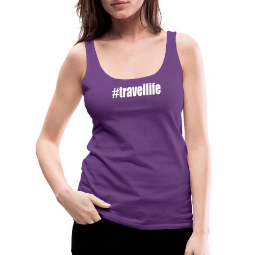 #TRAVELLIFE 0002 - Women's Premium Tank Top