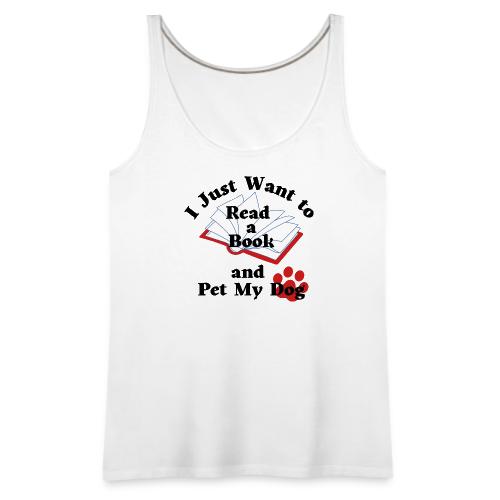 Book Dog - Women's Premium Tank Top