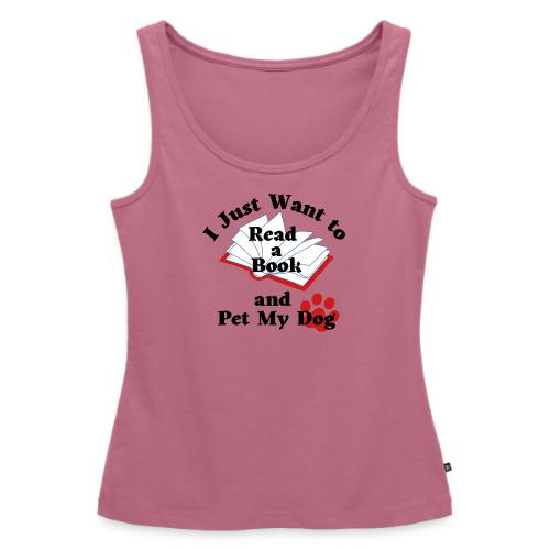 Book Dog - Women's Premium Tank Top