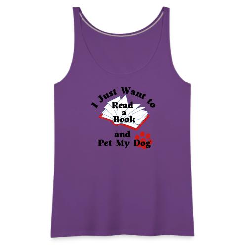 Book Dog - Women's Premium Tank Top