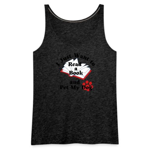 Book Dog - Women's Premium Tank Top