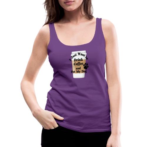 Coffee Dog - Women's Premium Tank Top