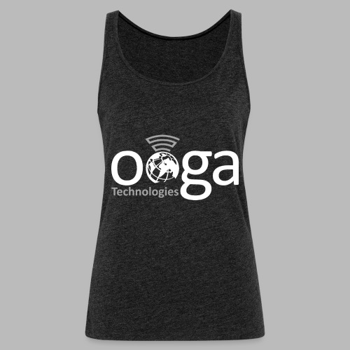OOGA Logo White - Women's Premium Tank Top