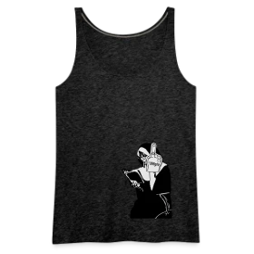Salty Nun 2 color VG - Women's Premium Tank Top
