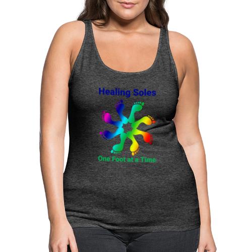 Healing Soles One Foot at a Time - Women's Premium Tank Top