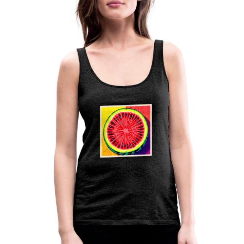 Vibrant Watermelon Pop Art - Women's Premium Tank Top