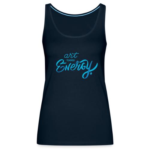 Art Teacher Energy (AOEU Blue) - Women's Premium Tank Top