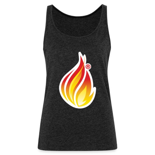 HL7 FHIR Flame graphic with white background - Women's Premium Tank Top