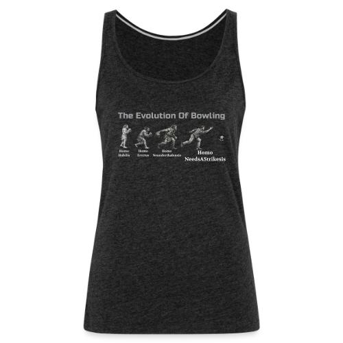 Evolution Of Bowling - Women's Premium Tank Top
