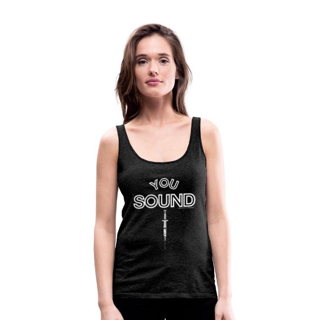 You Sound Shot (White Lettering)