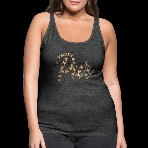 Pur Script - Women's Premium Tank Top