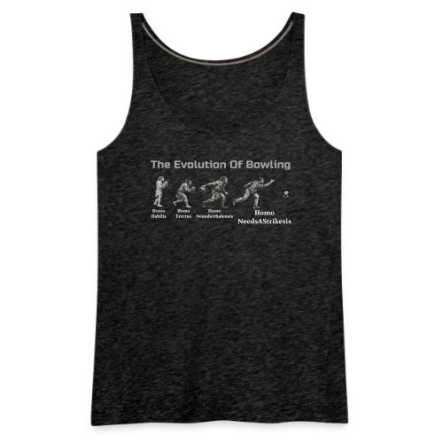 Evolution Of Bowling - Women's Premium Tank Top